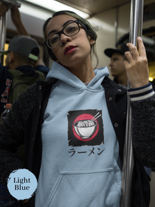 Ramen Bowl Graphic Hoodie: Japanese Ramen Noodle Sweatshirt