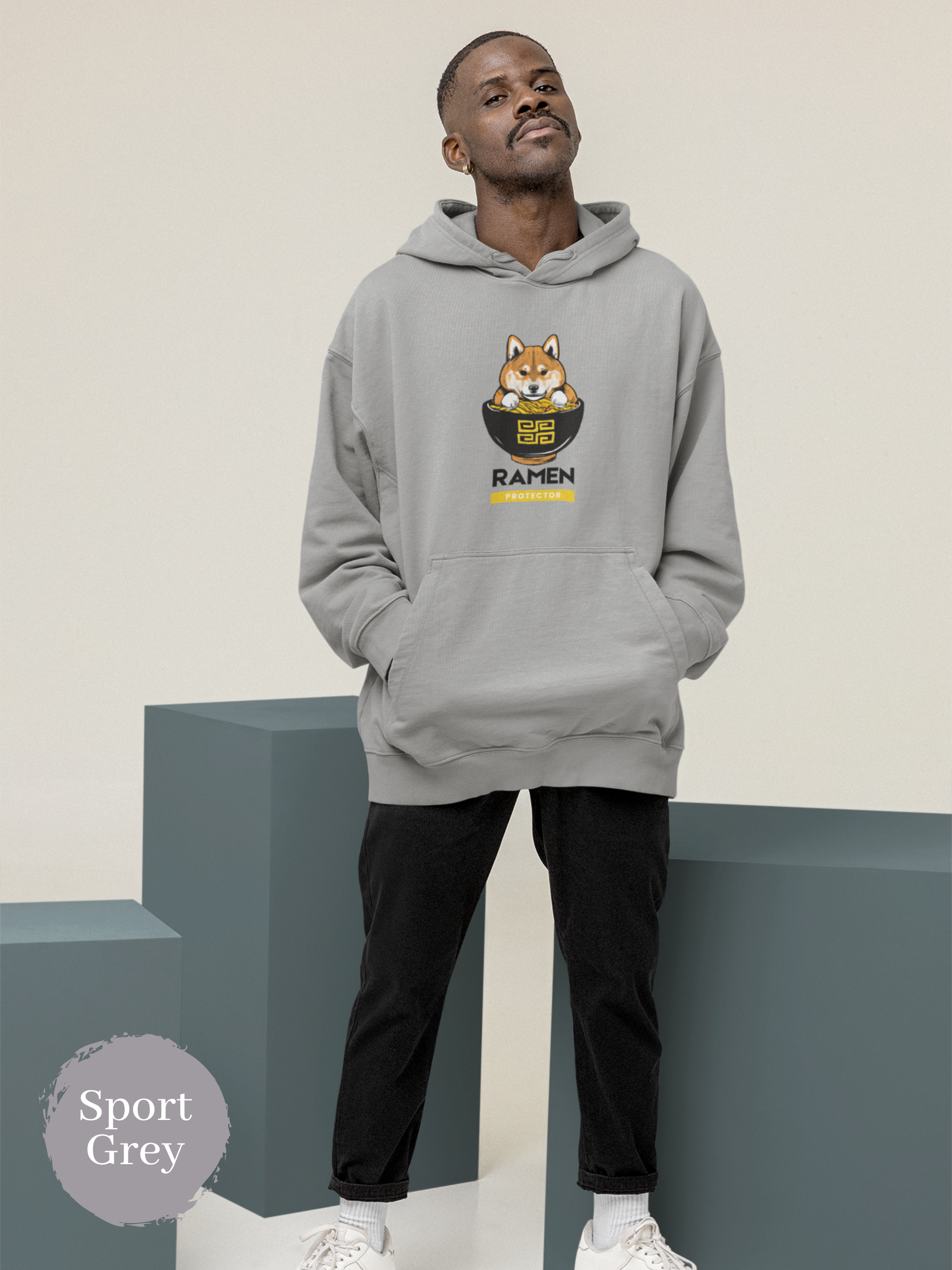 Ramen Protector Shiba Inu Noodle Hoodie Sweatshirt