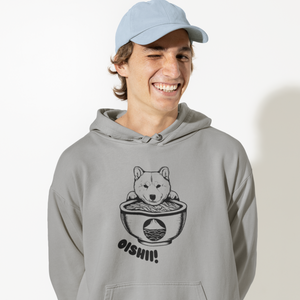 Ramen Hoodies: Cute Shiba Inu Ramen Art Sweatshirt Harajuku Style