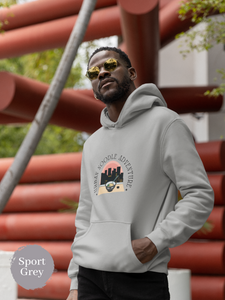 Ramen Hoodie: "Urban Ramen Adventure" - Foodie Hoodie with Ramen Art and Asian Food Vibes